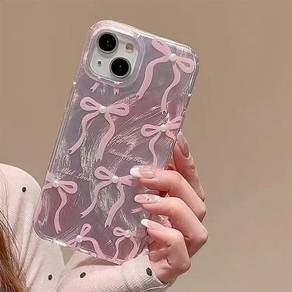 Pearl Bow Gradient Case