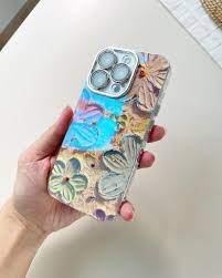 Blooms Floral iPhone Case w/ Crystal Lens Protector