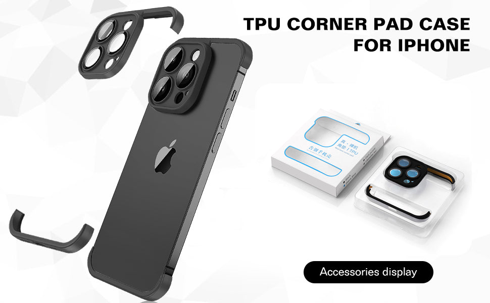 Silicone Camera Protection Kit for iPhone Series 11 to 17 Pro Max
